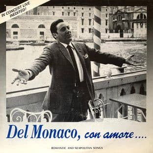 Mario Del Monaco - Del Monaco, Con Amore.... (LP) (VG-/G-VG)