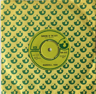 Marshall, Hain - Dancing In The City (7") (VG+/VG-)