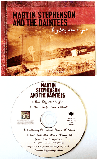 Martin Stephenson And The Daintees - Big Sky New Light (CD Single Pt 1) (VG+/G+)