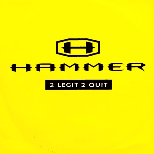 MC Hammer - 2 Legit 2 Quit (12") (G-/VG-)