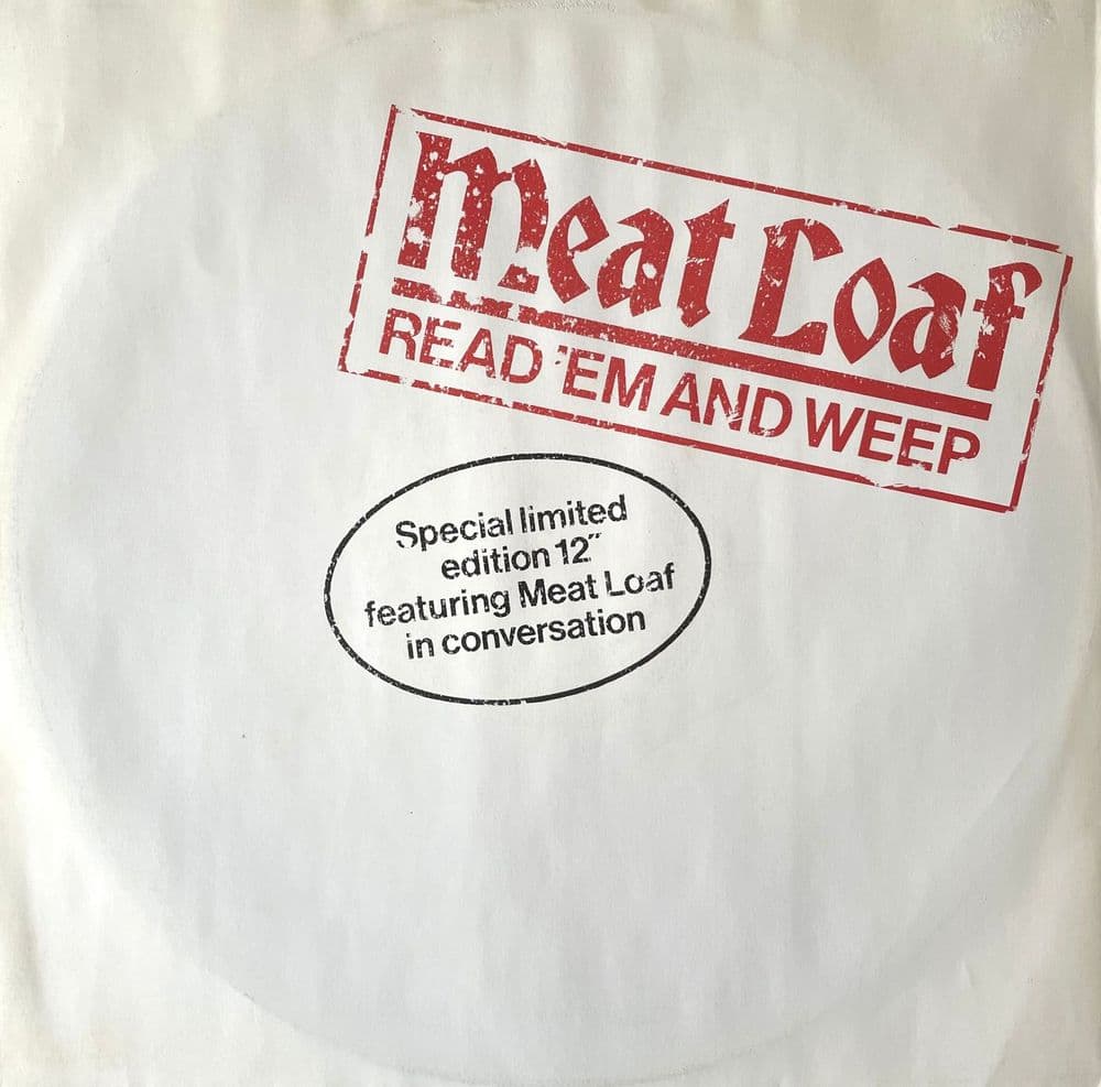 Meat Loaf Read Em And Weep 12" EX/VG