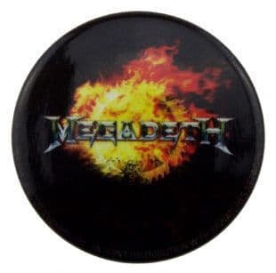 Megadeth - Fireball Logo (25mm Button Badge)