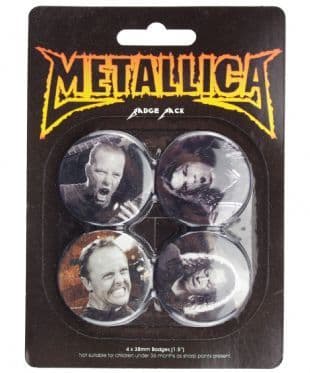 Metallica - Official Button Badge Pack