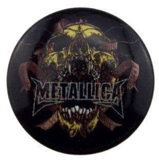 Metallica - Skull Logo (25mm Button Badge)