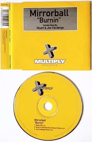 Mirrorball - Burnin' (CD Single) (VG/VG)