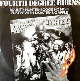 Molly Hatchet - Fourth Degree Burns EP (12") (G-VG/VG-)