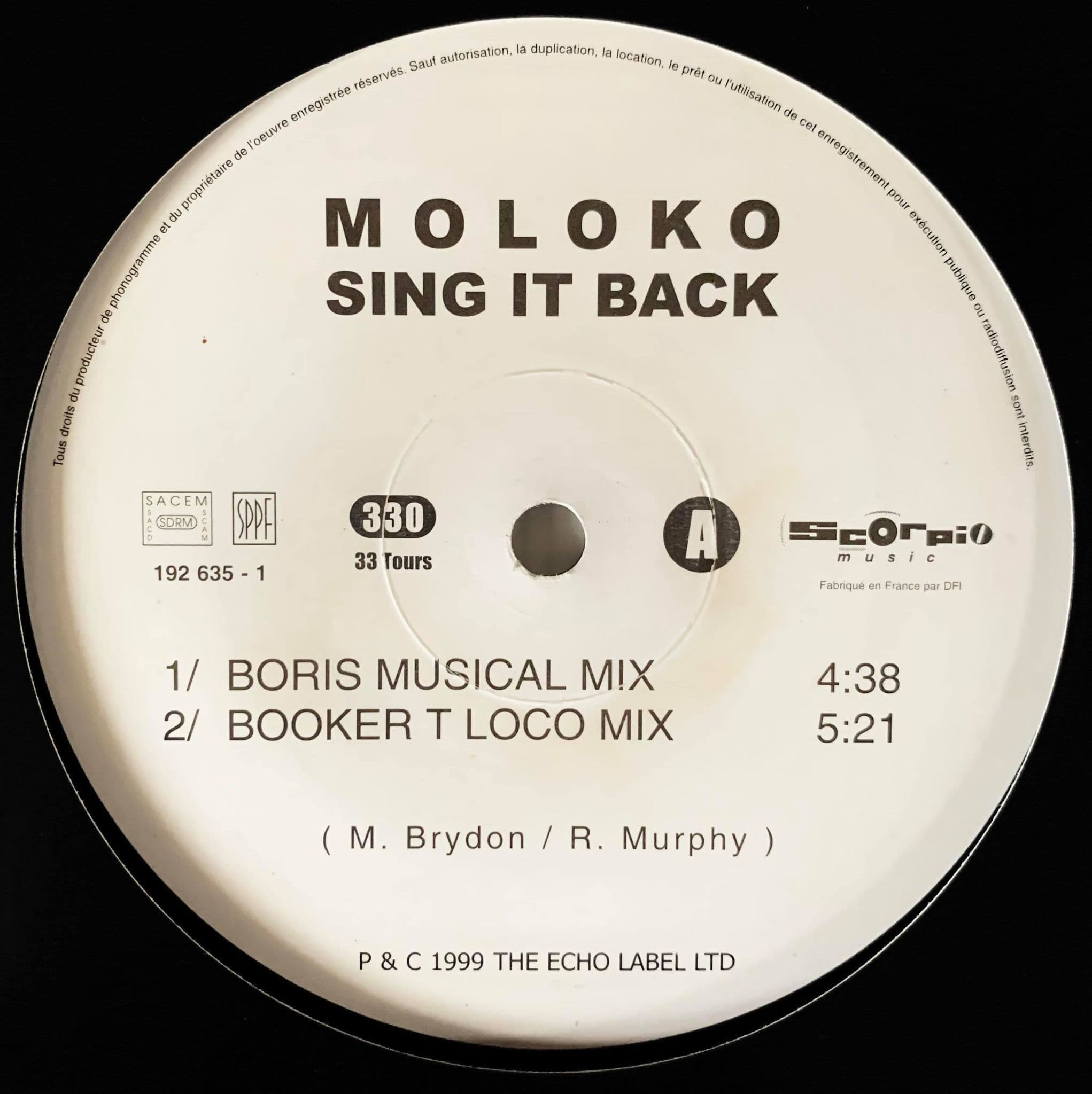 SING IT BACK MOLOKO 2枚組 Sing It Back - Part 2 - Amazon.com Music