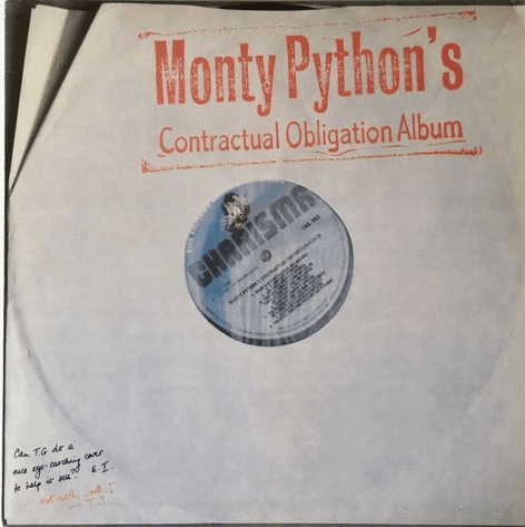 Monty Python's Contractual Obligation Album (LP) (EX/EX)