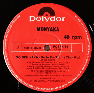 Monyaka - Go Deh Yaka (Go To The Top) (12") (VG/G++)
