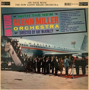 New Glenn Miller Orchestra (The) ‎- On Tour With The New Glenn Miller Orchestra (LP) (VG-/G-VG)