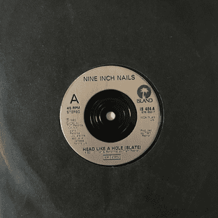 Nine Inch Nails - Head Like A Hole (7") (G-/G++)