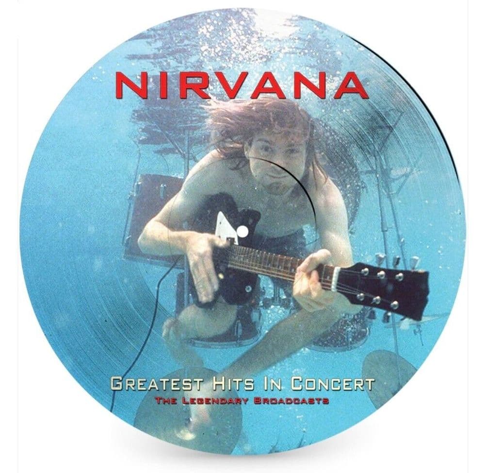 Nervana Record Exploding Nirvana Greatest Hits In Concert Limited Edition Picture Disc LP M/M