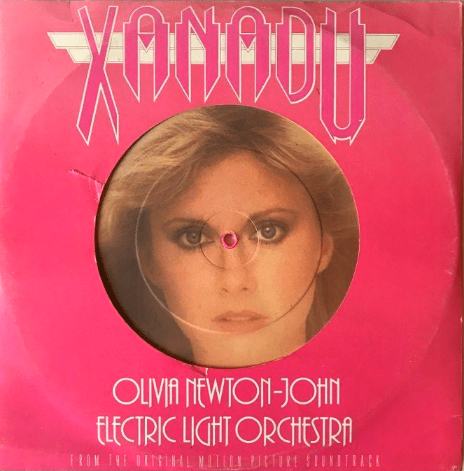 Olivia NewtonJohn/Electric Light Orchestra Xanadu 10" Pink Vinyl VG /G
