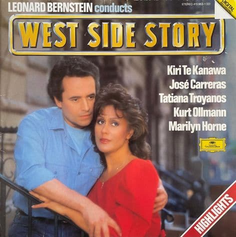 Original Studio Cast ‎- Leonard Bernstein: West Side Story (Highlights) (LP) (VG/G+)