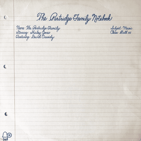 Partridge Family (The) - The Partridge Family Notebook (LP) (VG-/VG-)