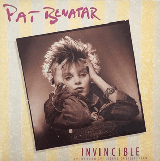 Pat Benatar - Invincible (Theme From The Legend Of Billie Jean) (7") (G++/VG)