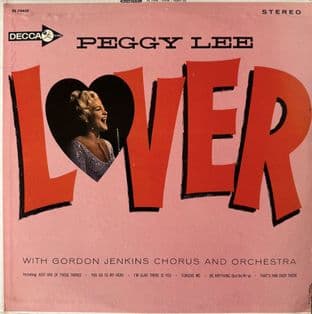 Peggy Lee - Lover (LP) (VG/VG-)