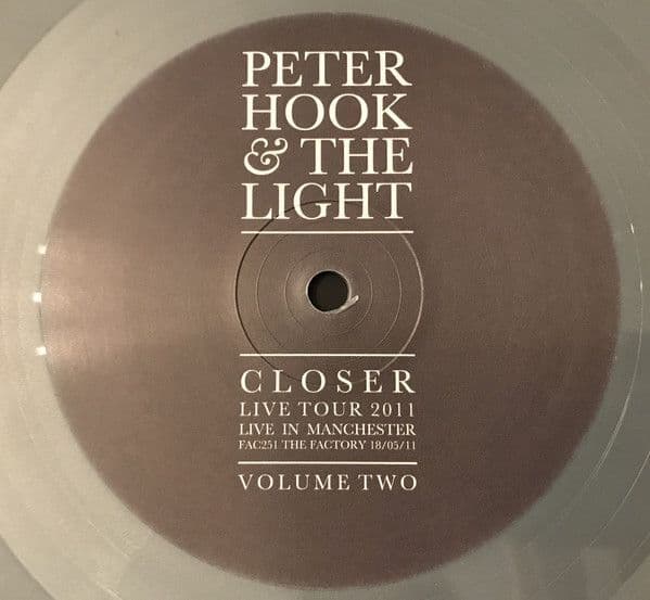 英LP Peter Hook &amp;amp; The Light Closer Live Tour 2011 Live In Manchester Volume Two LETV548LP Let Them Eat Vinyl /00260 ODAtODI0OC5qcGVn.jpeg