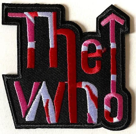 Pink/Red/White The Who Iron-On/Sew On Patch (pa338)