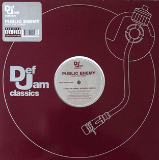 Public Enemy ‎- Fight The Power (12") (VG-EX/VG-)