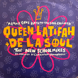 Queen Latifah & De La Soul - Mama Gave Birth To The Soul Children (12") (G-/G-)