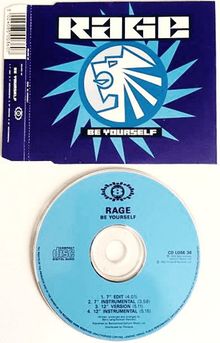 Rage - Be Yourself (CD Single) (EX-/EX)