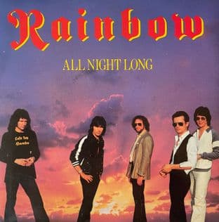 Rainbow - All Night Long (7") (EX/VG)