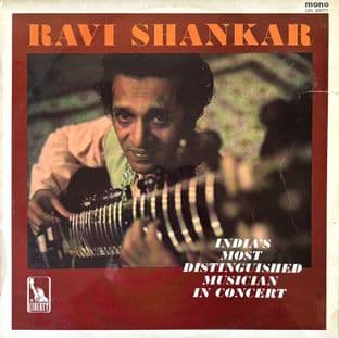 Ravi Shankar - In Concert (LP) (1st Pressing) (EX/VG-)