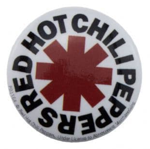 Red Hot Chili Peppers - Classic Logo (25mm Button Badge)
