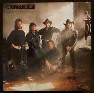 Restless Heart - Fast Movin' Train (LP) (VG/VG-)
