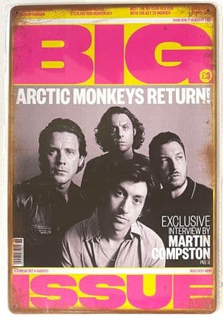 Retro Music Metal/Tin Poster Wall Plaque: Arctic Monkeys (WP50) (New)