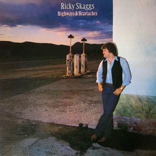 Ricky Skaggs ‎- Highways & Heartaches (LP) (EX-/VG-)