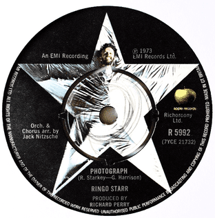 Ringo Starr - Photograph (7") (G-/NM)