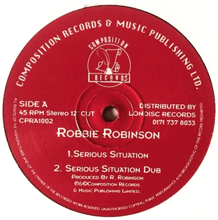 Robbie Robinson - Serious Situation (12") (VG-/VG-)
