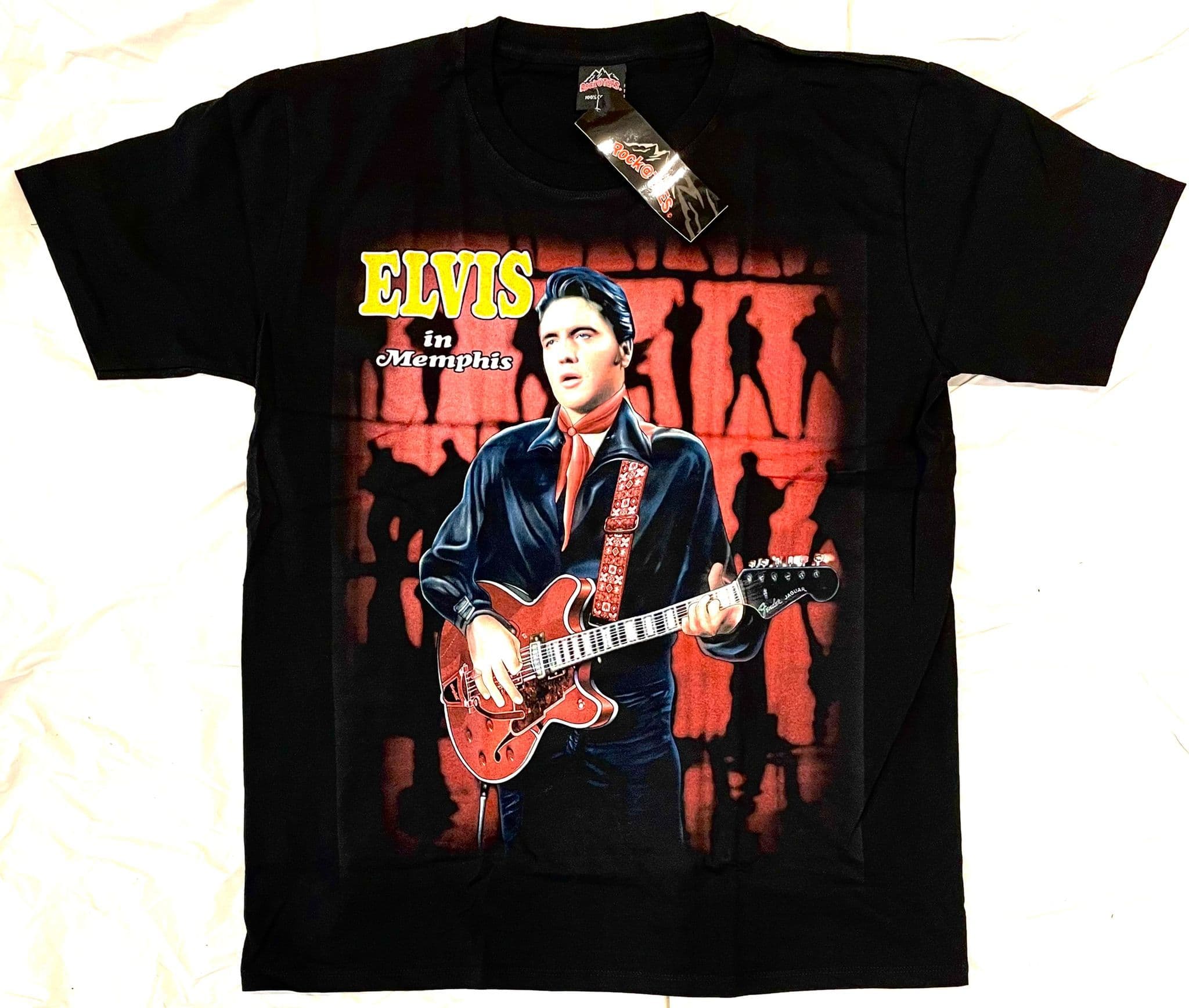 Rock Tees Elvis Presley In Memphis Double Sided T-shirt - M