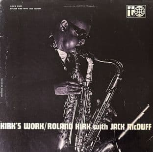 Roland Kirk With Jack McDuff - Kirk's Work (LP) (VG/VG-)