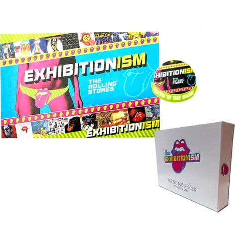 Rolling Stones (The) - 500 Piece Jigsaw Puzzle: Exhibitionism Glow In The Dark  (New)