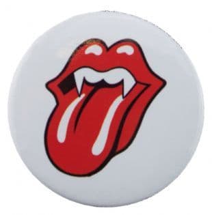Rolling Stones (The) - Tongue Fangs (38mm Button Badge)