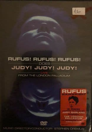 Rufus Wainwright - Rufus! Rufus! Rufus! Does Judy! Judy! Judy! Live From The London Palladium (DVD)