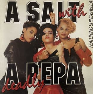 Salt ‘N’ Pepa ‎- A Salt With A Deadly Pepa (LP) (VG-/VG-)