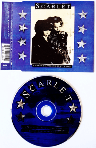 Scarlet - I Wanna Be Free (To Be With Him) (CD Single) (VG+/VG+)