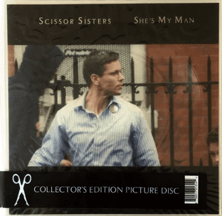 Scissor Sisters - She's My Man (7") (Shaped Picture Disc) (VG++/VG-)