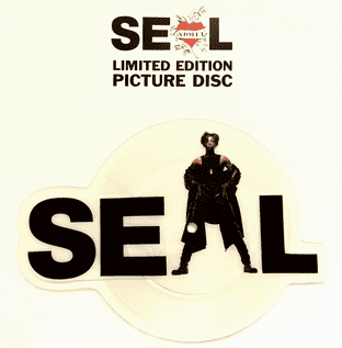 SEAL - Violet (7") (Shaped Picture Disc) (EX-/EX)