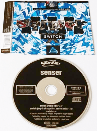Senser - Switch (CD Single) (G/VG)