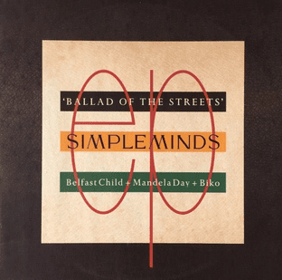Simple Minds ‎- Ballad Of The Streets EP (12") (EX-/EX-)