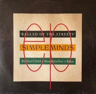 Simple Minds - Ballad Of The Streets EP (12") (VG-/G-VG)
