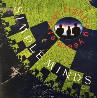 Simple Minds - Street Fighting Years (LP) (VG-/G)