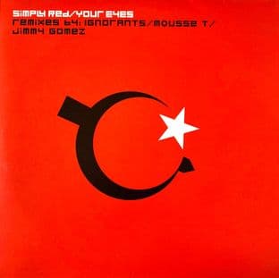 Simply Red Your Eyes (Remixes) (12" (VG-EX/VG-)