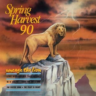 Spring Harvest Live Worship - Spring Harvest 90: Uncage The Lion (LP) (G-VG/VG-)