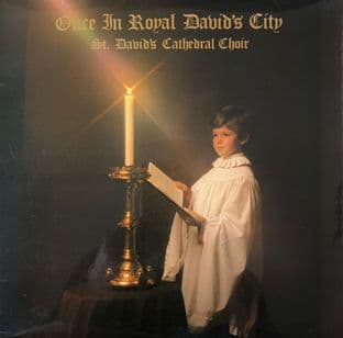 St. Davids Cathedral Choir - Once In Royal David's City (LP) (EX-/VG-)